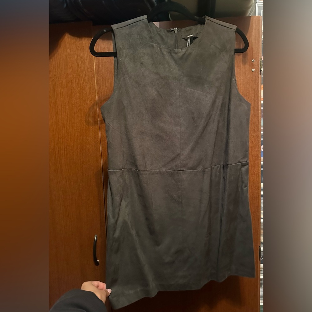 Suede dress